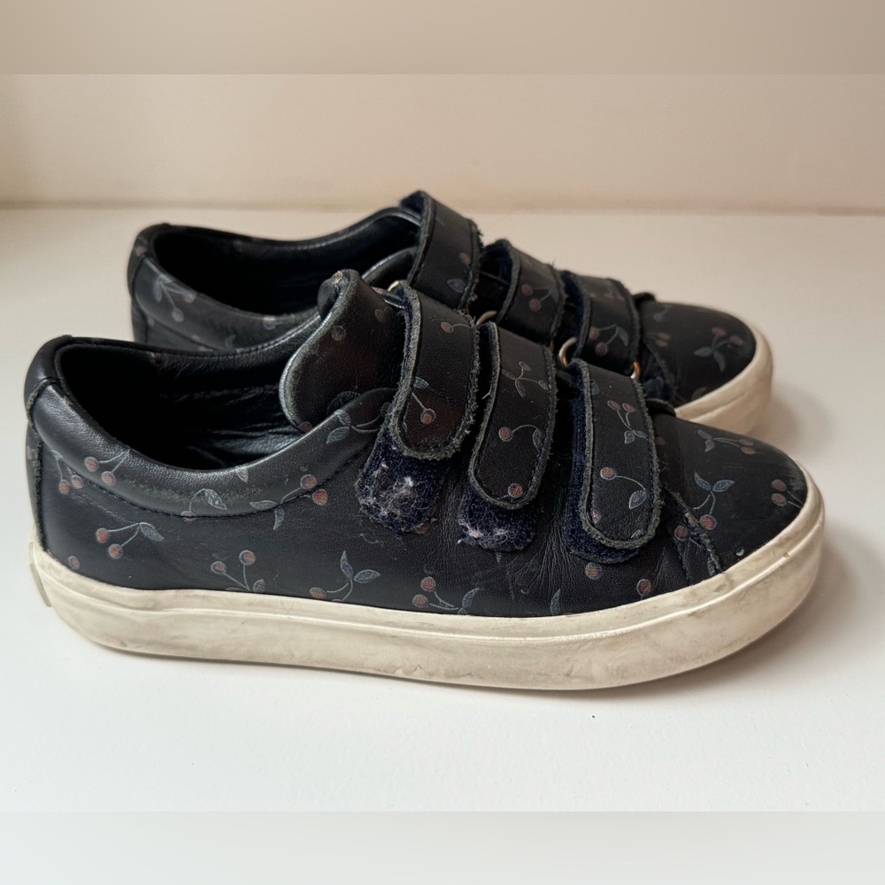 Authentic BONPOINT Girls Cherry Sneakers - Size 27